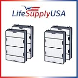 4-Pack fit to Holmes, HEPA Air Filter, Compare To Filter Part # 16216, HRC1, Holmes Part # HAPF600, HAPF600D, HAPF600D-U2 - Designed & Engineered By Vacuum Savings
