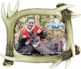 River's Edge Realistic Looking Antler Photo Frame, 8 X 10-Inch