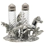 Arthur Court Horse Salt-and-Pepper Set in Stand by 