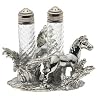 Arthur Court Horse Salt-and-Pepper Set in Stand