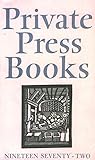 Private press books. 1972