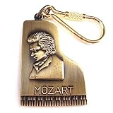 グランドピアノ モーツァルト アンティークブラス キーホルダー Grand Piano Mozart Antique Brass Keychain のだめオーケストラ