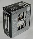 Reflections Heavyweight "Looks Like Silver" Disposable Flatware for 40 with BONUS Pack of 40 Forks - 160 Pieces in All