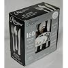 Reflections Heavyweight "Looks Like Silver" Disposable Flatware for 40 with BONUS Pack of 40 Forks - 160 Pieces in All