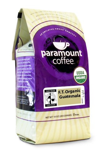 Paramount Fair Trade Organic Guatemala Bean, 10-Ounce Bags (Pack of 3)
