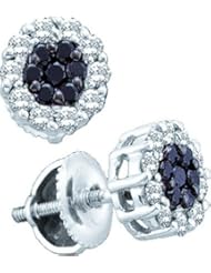 1.48CTW DIAMOND FLOWER EARRING
