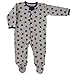 Luvable Friends Unisex Baby Cotton Sleep and Play, Grey Star, 3-6 Months