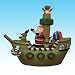 8 Foot Christmas Inflatable Santa Claus on Pirate Ship + Reindeer + Gifts