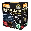 Kingfisher - 105 Garden Net Lights - Solar Powered 1.8m x 1m