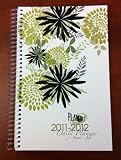2011-2012 Daily Fashion Day Planner Organizer Agenda (August 2011 Through July 2012)- Bloom