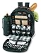 Picnic At Ascot 007G-C Bon Apetite Picnic Backpack for four - Green - Green with Check