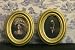 Dollhouse Miniature Set of 2 Vintage Look Framed Prints