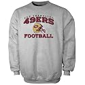 Reebok San Francisco 49ers Ash Stacked Helmet Crew Neck Sweatshirt
