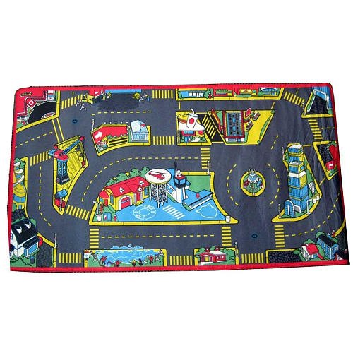 Fast Lane City Traffic Playmat