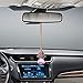 Mini-Factory Bling Auto Ornament Car Mirror Hanging Decoration Crystal Diamond Refillable Glass Air Freshener Empty Bottle for Car / Home / Office (Bottle only, Perfume NOT included) (Pink)