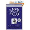 The Five Temptations of a CEO: A Leadership Fable, 10th Anniversary Edition (J-B Lencioni Series)