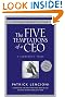 The Five Temptations of a CEO, 10th Anniversary Edition: A Leadership Fable (J-B Lencioni Series)