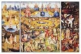 The Garden of Earthly Delights, 1504 Styles Art Poster Print by Hieronymus Bosch, 37x24