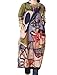 Mordenmiss Women's 2016 New Printing Casual Pullover Dresses