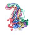 One Dozen (12) "Chopper Stopper" Mardi Gras Beads - 15"