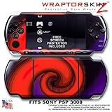 Alecias Swirl 01 Red WraptorSkinz Skin and Screen Protector Kit fits Sony P ....