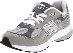 New Balance KJ990 Lace-Up Running Shoe (Little Kid/Big Kid),Grey,5 M US Big Kid
