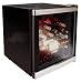 Kitchen & Housewares : Husky HUS-HM38 Personal Wine Refrigerator Chiller 50L  - Chrome Door Effect, Black