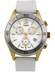 Timex Premium Originals Chronograph White Dial Unisex Watch T2N827