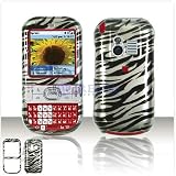 PCMICROSTORE Brand Palm Centro 690 Zebra Design Snap-On Case Cover with Removable Swivel Belt Clip