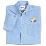 Tony Stewart Short Sleeve Denim Shirt