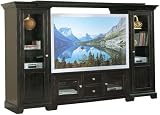 Solid Wood Espresso Entertainment Center