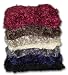 CLEARANCE Fun and Funky Fuzzy Scarf in Black only
