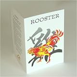  : Asian Zodiac Greeting, Birthday, Gift Card Year of the Rooster (12 Pack) Born 1921 1933 1945 1957 1969 1981 1993 2005 2017