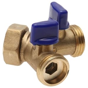GardenSmith 677171 2-Way Hose Connector with Shut-Offs by 