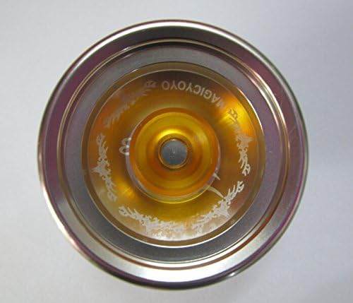 Magic YOYO 2015 the Latest New K3 Aluminum Alloy Professional Yoyo Toys Silver Presented 5 String & Yoyo Special Gloves