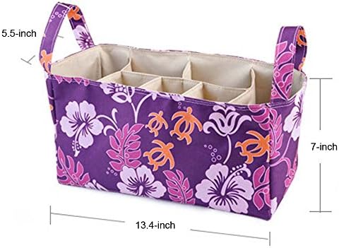 GreatGiving(TM) Portable Baby Diaper Nappy Changing Organizer Insert Storage Bag Outdoor Travel (purple morning glory)