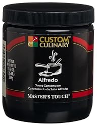 Custom Culinary Master's Touch Alfredo Sauce Concentrate, 13.6-Ounce Plastic Jars (Pack of 3)
