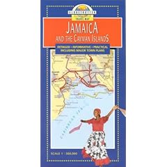 Jamaica and the Cayman Islands (Globetrotter Travel Map)