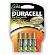 Duracell Rechargeable NiMH AAA Batteries Pre Charged 4-Pack