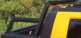 RealWheels Black Powder-Coated Straight Roll Bar w/o Inserts - Stainless, for the 2007 Hummer H2 SUT