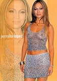 Jennifer Lopez (Blue Dress) Music Poster Print - 24' X 36'