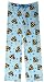 Super Girl 'S' Logo on Light Blue Lounge Pants for women