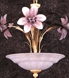 LAMPS BEAUTIFUL Country Casual Spring Glory Inverted Hanging Pendant NOW ON SALE FOR $89.99!--THIS IS A FLOOR MODEL IN GOOD CONDITION