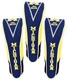 ForeFront Michigan Wolverines College 3 Pack Headcovers