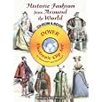 Historic Fashion from Around the World CD-ROM and Book (Dover Electronic Clip Art)
