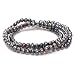 Jewelry : Set of 3 Peacock Freshwater Pearl Stretch Bracelets