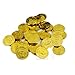 Bitcoins for Party (50 Bitcoin Pieces, Gold Color)