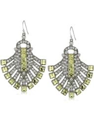 Ben-Amun Jewelry Deco Fan Earrings