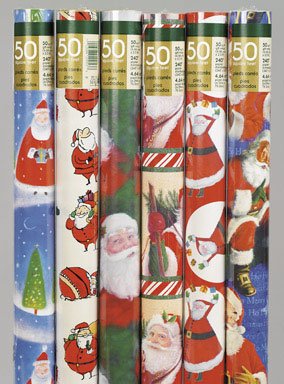 cover of Christmas Wrapping Paper - Single Roll
