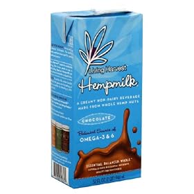 Living Harvest Hemp Milk, Chocolate, 32-Ounce (Pack of 12)